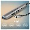 AXAGON HUE-STC ALU STRIP USB-C 4 port hub HUE-STC