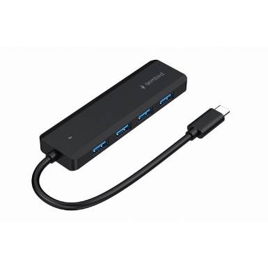 Gembird 4-portos USB3.1 Type-C HUB Black UHB-CM-U3P4P-01 Gembird 4-portos USB3.1 Type-C HUB Black UHB-CM-U3P4P-01