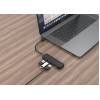 Gembird 4-portos USB3.1 Type-C HUB Black UHB-CM-U3P4P-01