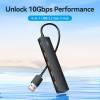 Vention 5-in-1 USB 3.2 Gen 2 Hub Black CHOBB
