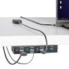 Startech 7-portos USB3.7 HUB Black 5G7AINDRM-USB-A-HUB