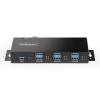 Startech 7-portos USB3.7 HUB Black 5G7AINDRM-USB-A-HUB