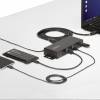 Startech 7-portos USB3.7 HUB Black 5G7AINDRM-USB-A-HUB