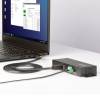 Startech 7-portos USB3.7 HUB Black 5G7AINDRM-USB-A-HUB