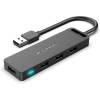 Vention 4-portos USB 2.0 HUB Black CHMBB