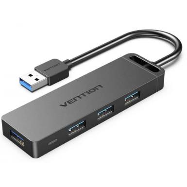 Vention 4-portos USB3.0 HUB Black CHLBB
