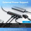 Vention 5-portos USB3.2 HUB Black CHJBB