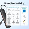 Vention 5-portos USB3.2 HUB Black CHJBB