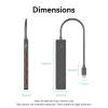 Vention 5-portos USB3.2 HUB Black CHJBB