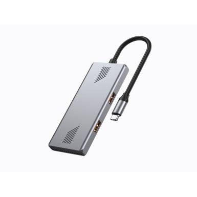 Gembird 4-portos USB3.2 HUB Silver UHB-CM-U310-A2C2-01 Gembird 4-portos USB3.2 HUB Silver UHB-CM-U310-A2C2-01
