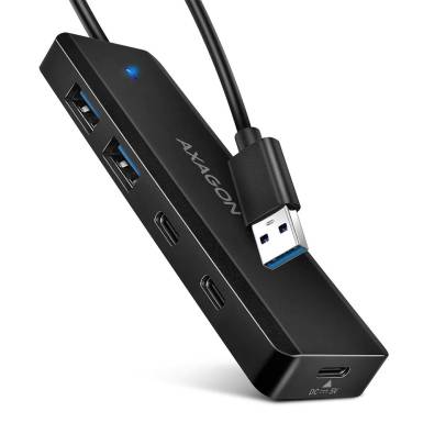 AXAGON 4-portos USB3.2 HUB Black HUE-C2A AXAGON 4-portos USB3.2 HUB Black HUE-C2A