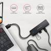 AXAGON 4-portos USB3.2 HUB Black HUE-C2A