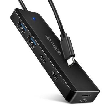 AXAGON 4-portos USB3.2 HUB Black HUE-C2C AXAGON 4-portos USB3.2 HUB Black HUE-C2C
