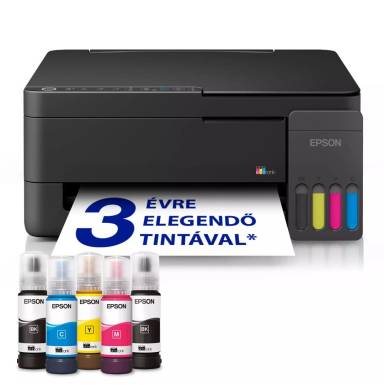 Epson EcoTank L3350W Wireless Tintasugaras Nyomtató/Másoló/Scanner C11CL62409 Epson EcoTank L3350W Wireless Tintasugaras Nyomtató/Másoló/Scanner C11CL62409