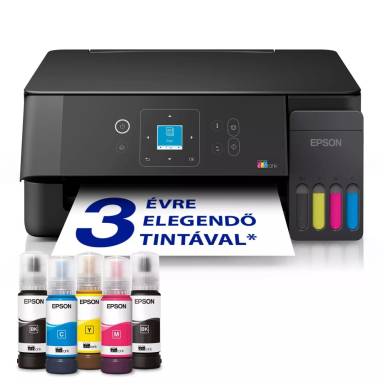 Epson EcoTank L3360W Wireless Tintasugaras Nyomtató/Másoló/Scanner C11CL63409 Epson EcoTank L3360W Wireless Tintasugaras Nyomtató/Másoló/Scanner C11CL63409