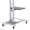 Neomounts PLASMA-M1800E Mobile Monitor/TV Floor Stand for 27"-70" Silver PLASMA-M1800E
