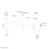 Neomounts FPMA-W830 TV/Monitor Wall Mount (Full Motion) for 10"-27" Black FPMA-W830BLACK