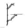Neomounts WL90-325BL1 Wall Mounted Sit-Stand Workstation 17"-32" Black WL90-325BL1