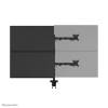 Neomounts DS60-600BL2-2 Quadruple monitor arm 10-32" Black DS60-600BL2-2