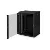 Digitus DN-19 16-U-SW Falra szerelhető Rackszekrény Black DN-19 16-U-SW