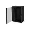 Digitus DN-19 20-U-SW Falra szerelhető Rackszekrény Black DN-19 20-U-SW