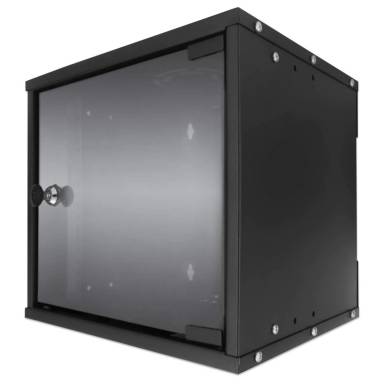 Intellinet 10" 6U Falra szerelhető Rackszekrény Black 711692 Intellinet 10" 6U Falra szerelhető Rackszekrény Black 711692