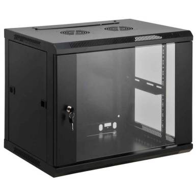 Intellinet 19" 6U Falra szerelhető Rackszekrény Black 711753 Intellinet 19" 6U Falra szerelhető Rackszekrény Black 711753