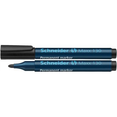 SCHNEIDER Alkoholos marker, 1-3 mm, kúpos, SCHNEIDER "Maxx 130", fekete