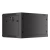 Lanberg 19" 6U Falra szerelhető Rackszekrény Black WF01-6406-23B