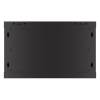 Lanberg 19" 6U Falra szerelhető Rackszekrény Black WF01-6406-23B