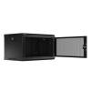 Lanberg 19" 6U Falra szerelhető Rackszekrény Black WF01-6406-23B