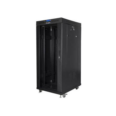 Lanberg 19" 27U Szabadon álló Rackszekrény Black FF01-6827-12BL Lanberg 19" 27U Szabadon álló Rackszekrény Black FF01-6827-12BL