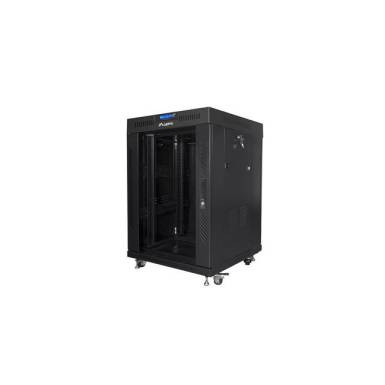 Lanberg 19" 15U LCD Szabadon álló Rackszekrény Black FF01-6615-12BL Lanberg 19" 15U LCD Szabadon álló Rackszekrény Black FF01-6615-12BL