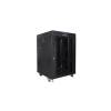 Lanberg 19" 15U LCD Szabadon álló Rackszekrény Black FF01-6615-12BL