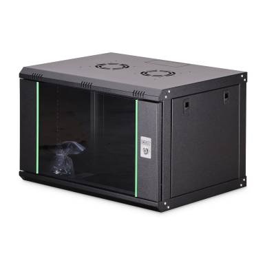 Digitus DN-19 07-U-EC-SW Falra szerelhető Rackszekr&eacute;ny Black DN-19 07-U-EC-SW