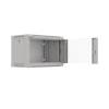Lanberg 19" 6U Falra szerelhető Rackszekrény Grey WF03-5306-10S