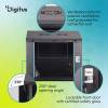 Digitus Dynamic DN-37105 19" 9U Falra szerelhető Rackszekrény Black DN-37105