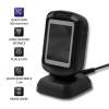 Qoltec Desktop QR & Barcode L&eacute;zer vonalk&oacute;dolvas&oacute; USB Black 50864