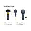 EQuip Wireless 1D Laser Barcode Scanner with Stand Vonalkódolvasó Black 351023