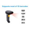 EQuip Wireless 1D Laser Barcode Scanner with Stand Vonalkódolvasó Black 351023