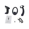EQuip Wireless 1D Laser Barcode Scanner with Stand Vonalkódolvasó Black 351023