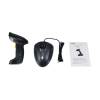 EQuip Wireless 2D Barcode Scanner Long Distance with Stand Vonalkódolvasó Black 351026