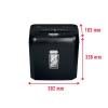 Rexel ProMax QS PRS812 Iratmegsemmisítő Black 2104580EU