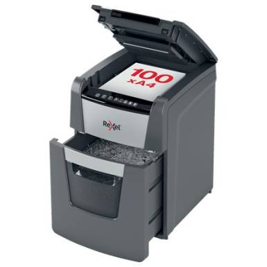 Rexel Optimum AutoFeed 100X Automata Iratmegsemmisítő Black 2020100XEU Rexel Optimum AutoFeed 100X Automata Iratmegsemmisítő Black 2020100XEU