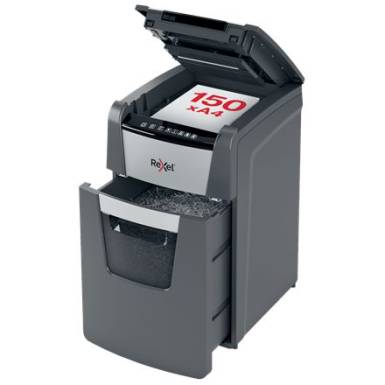 Rexel Optimum AutoFeed 150X Automata Iratmegsemmisítő Black 2020150XEU Rexel Optimum AutoFeed 150X Automata Iratmegsemmisítő Black 2020150XEU