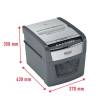 Rexel Optimum AutoFeed 45X Automata Iratmegsemmisítő Black 2020045XEU