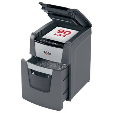 Rexel Optimum AutoFeed 90X Automata Iratmegsemmisítő Black 2020090XEU Rexel Optimum AutoFeed 90X Automata Iratmegsemmisítő Black 2020090XEU