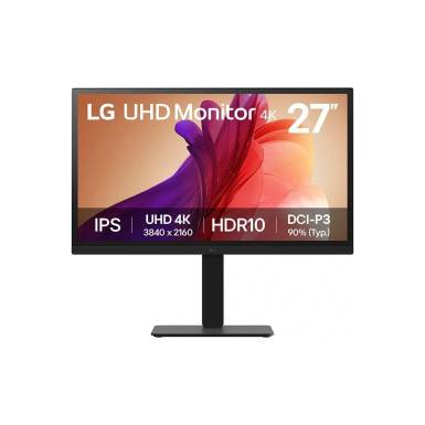 LG 27BA45U-B monitor - 27" 4K UHD IPS, &aacute;ll&iacute;that&oacute; magass&aacute;g&uacute;, d&ouml;nthető, elford&iacute;that&oacute;, pivot 27BA45U-B