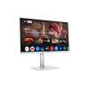 MSI Monitor Business Modern MD272UPSW 27" UHD, 3840x2160, 60Hz, IPS, 4ms, HDMI, DP, USB-C, White - SMART 9S6-3PB19H-261