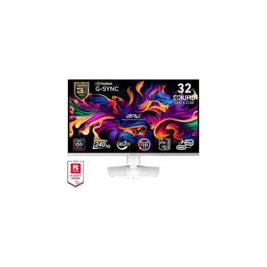 MSI Monitor GAMING MPG 321URXW QD-OLED 31,5" UHD 3840x2160, 240Hz, 150000:1 CR, 250cd/m2, 0,03ms, 2x HDMI, DP, USB-C 9S6-3DD29A-022 MSI Monitor GAMING MPG 321URXW QD-OLED 31,5" UHD 3840x2160, 240Hz, 150000:1 CR, 250cd/m2, 0,03ms, 2x HDMI, DP, USB-C 9S6-3DD29A-022